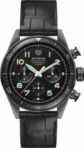 TAG Heuer Autavia Heuer 02 Isograph Stainless Steel / Black / Bracelet